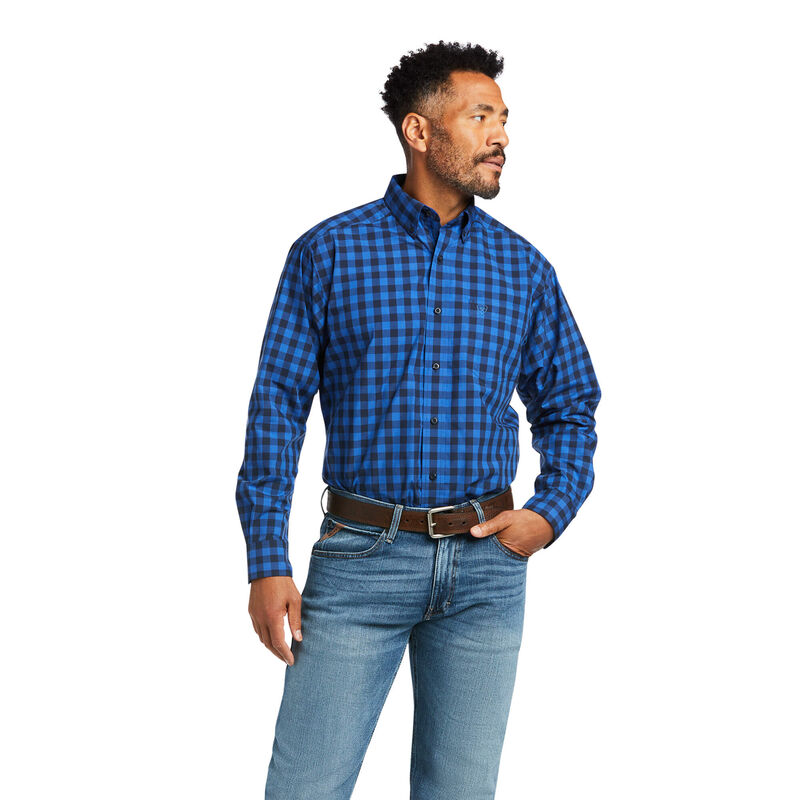 Ariat Hemden Herren - Pro Series Anthony Classic Fit Blau ( NQBZV-9482 )